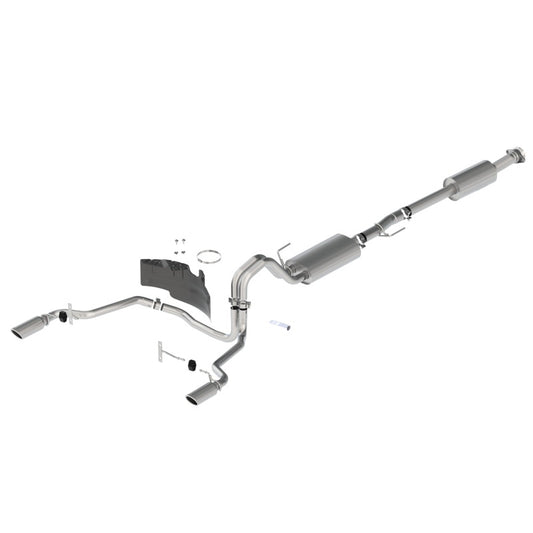 Ford Racing 21-24 F-150 Touring Rear Exit Exhaust - Chrome Tips