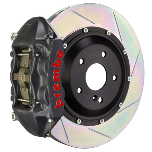 Brembo 15-18 M3 Excl CC Brakes Rr GTS BBK 4Pis Cast 380x28 2pc Rotor Slotted Type1-Black HA