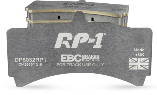 EBC 97-09 Porsche Boxster (986/987 w/Cast Iron Discs) RP-1 Race Front Brake Pads