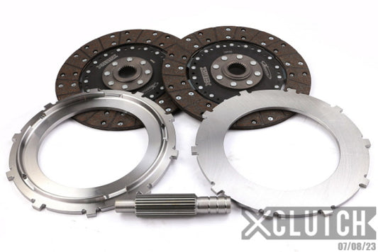 XClutch Chevrolet 9in Twin Solid Organic Multi-Disc Service Pack