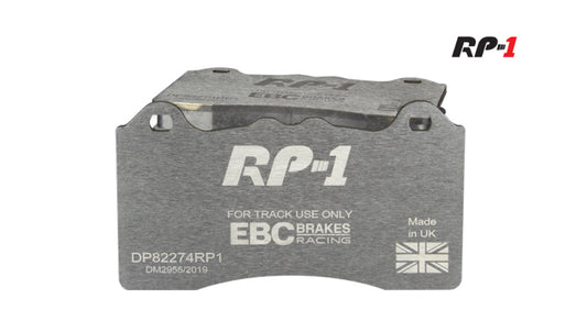 EBC Racing 13-15 Porsche 911 (991) GT3 (Cast Iron Disc Only) RP-1 Race Rear Brake Pads