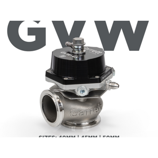 Garrett GVW-40 40mm Wastegate Kit - Black Garrett Wastegates