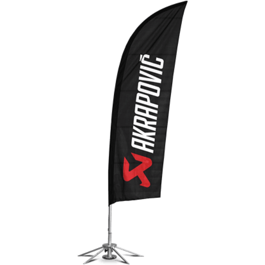 Akrapovic Self-standing flag set with tent flag kit Akrapovic Marketing