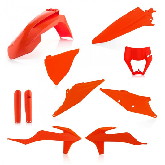 Acerbis 20-23 KTM 150-500 XCF-W/ XC-W-tpi/ EXC-tpi/ EXC-F Full Plastic Kit - 16 Orange