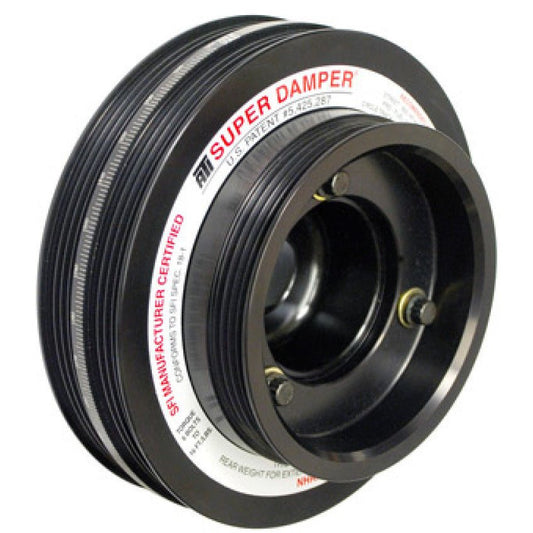 ATI Damper - 7.45in - Alum - (3) 4 Grv - Nissan RB26 R33 R34 - 1000 HP - 2 Ring ATI Crankshaft Dampers