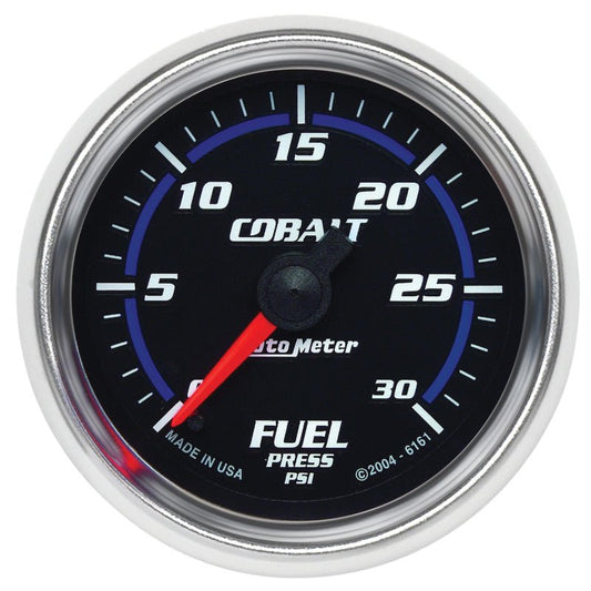 Autometer Cobalt 52mm 0-30 PSI Full Sweep Electronic Fuel Pressure Gauge AutoMeter Gauges