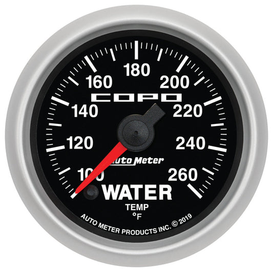 Autometer 52mm 100-260 Degree Digital Water Temp Gauge Chevrolet COPO Camaro AutoMeter Gauges