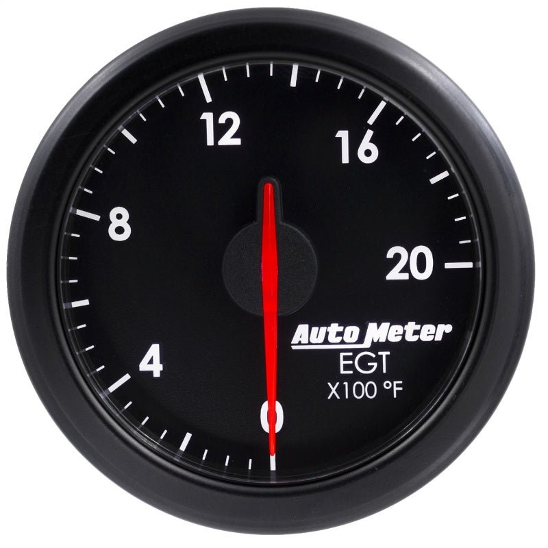 Autometer Airdrive 2-1/16in EGT Gauge 0-2000 Degrees F - Black AutoMeter Gauges