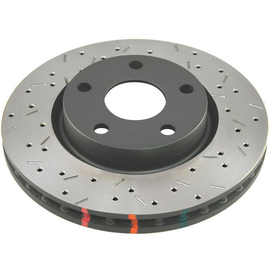 DBA 06-12 Chevrolet Corvetted Z06 4000 Series Drilled and Slotted Front Rotor DBA Brake Rotors - Slot & Drilled