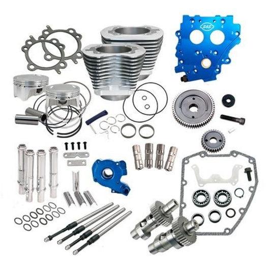 S&S Cycle 99-06 BT 100in Power Package - Silver