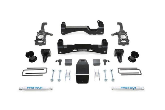 Fabtech 15-20 Ford F150 4WD 6in Basic Sys w/Perf Shks