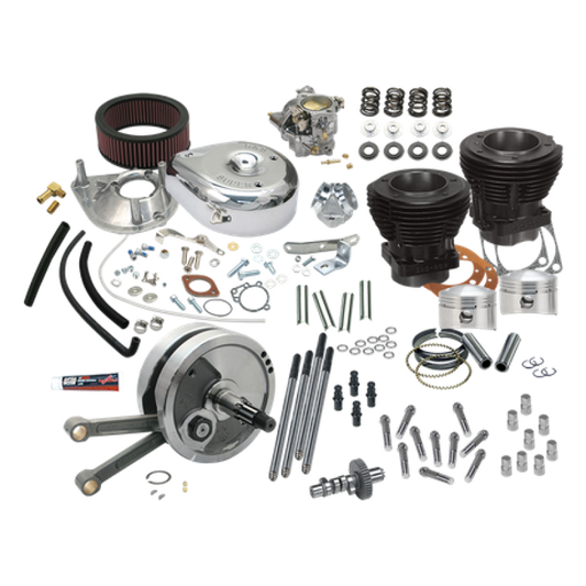 S&S Cycle 78-84 BT Complete 93in 3-5/8in Big Bore Stroker Hot Set Up Kit