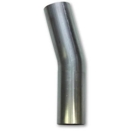 Vibrant 3.5in OD T304 SS 15 Deg Mandrel Bend 5in Leg Length (5.5in Centerline Radius) Vibrant Steel Tubing