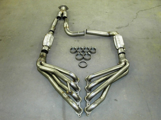 Stainless Works Chevy/GMC Truck 1999-02 Headers 4WD with Converters
