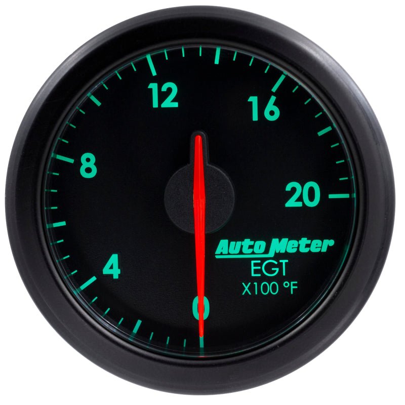Autometer Airdrive 2-1/16in EGT Gauge 0-2000 Degrees F - Black AutoMeter Gauges
