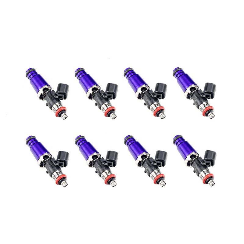 Injector Dynamics 1340cc Injectors - 60mm Length - 14mm Purple Top - 14mm Lower O-Ring (Set of 8) main image 1