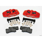 Wilwood AERO6 Front Caliper & Bracket Kit - Red 97-13 C5/C6 Corvette w/ OEM HD/Z51 Rotors