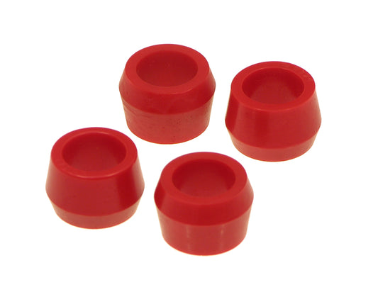 Prothane Universal Shock Bushings - Small Hourglass - 3/4 ID - Red