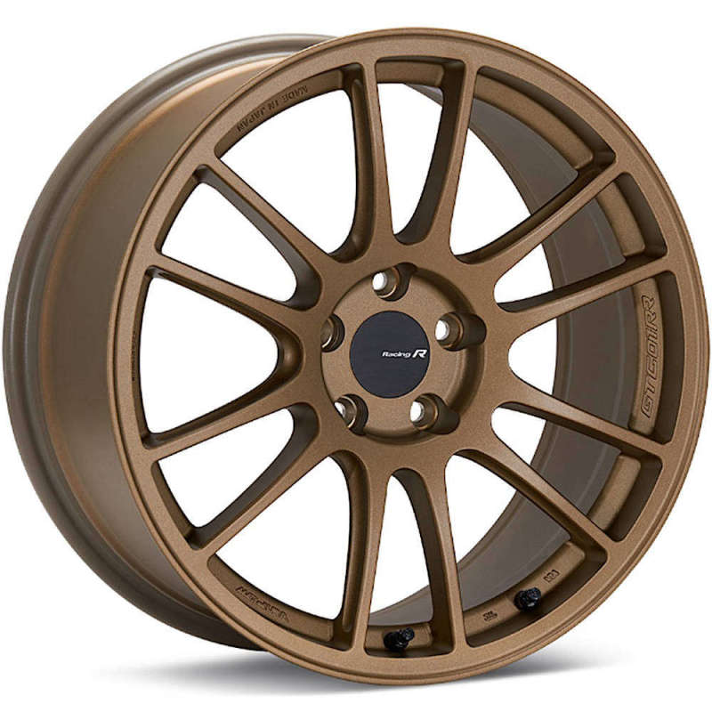 Enkei GTC01RR 18x10.5 5x114.3 15mm Offset Titanium Gold Wheel Enkei Wheels - Cast