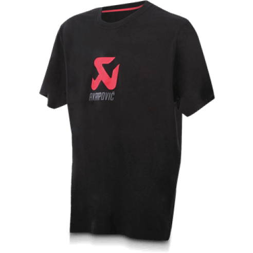 Akrapovic Mens Logo Black T-Shirt - 4XL Akrapovic Apparel