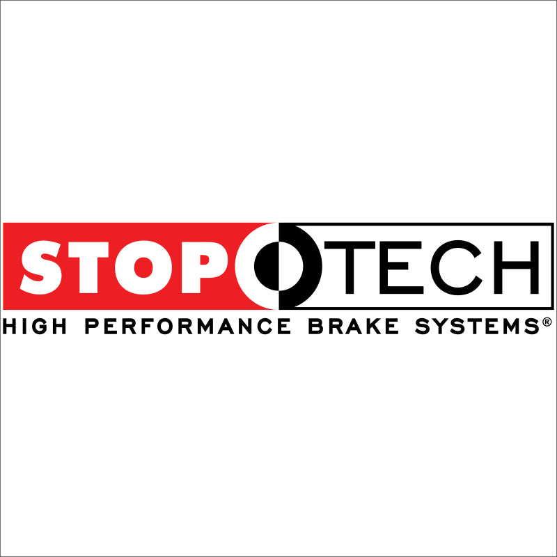 StopTech 93-95 Mazda RX-7 Front and Rear BBK w/ Yellow Calipers Slotted Rotors Pads and Lines Stoptech Big Brake Kits