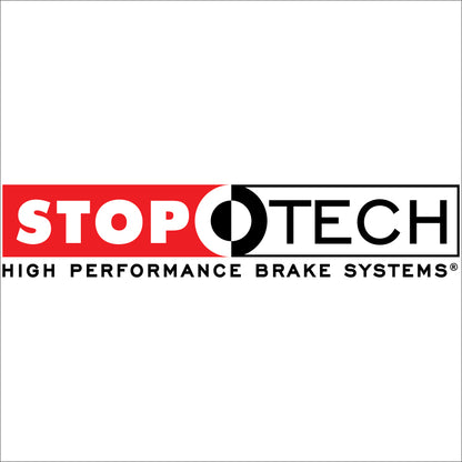 StopTech 93-95 Mazda RX-7 Front and Rear BBK w/ Yellow Calipers Slotted Rotors Pads and Lines Stoptech Big Brake Kits