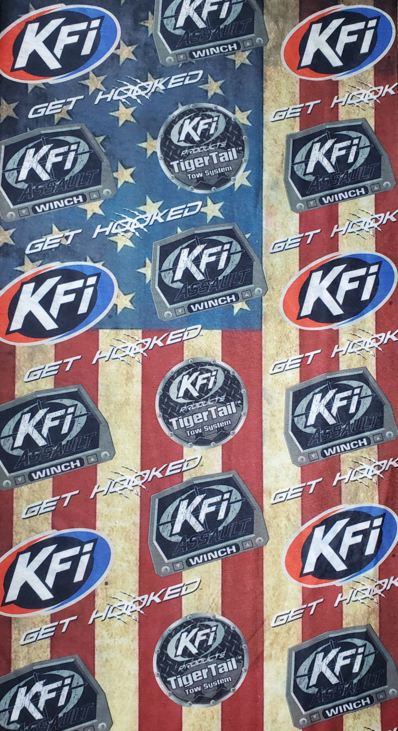 KFI Face Mask Flag w/Logo