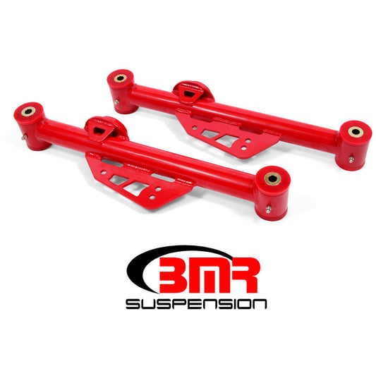BMR 79-98 Fox Mustang Non-Adj. Lower Control Arms (Polyurethane) - Red BMR Suspension Control Arms