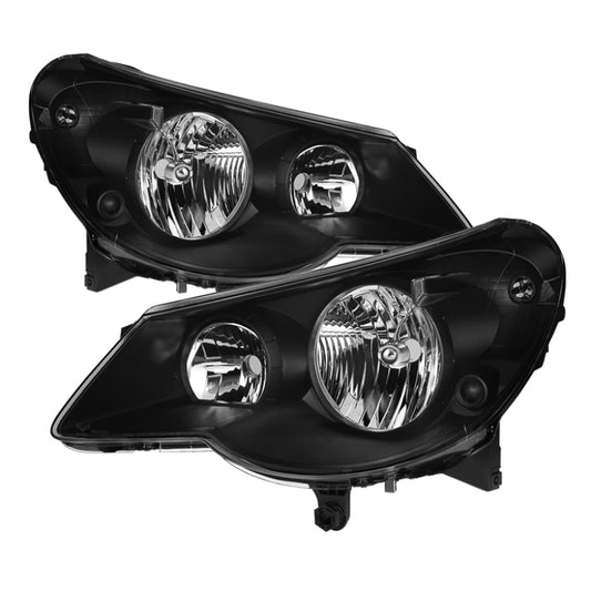 Xtune Chrysler Sebring 07-10 OEM Style Headlights Black HD-JH-CHRSE07-BK SPYDER Headlights