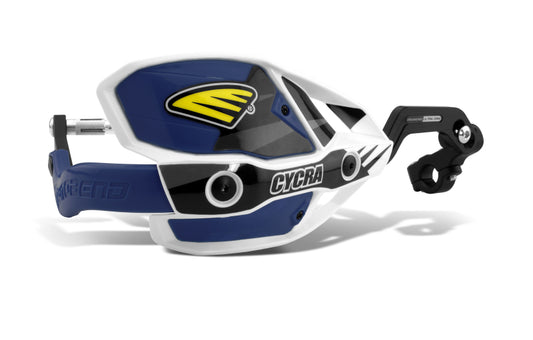 Cycra CRM Ultra 7/8 in. Clamp w/White Shield/Husky Blue Cover