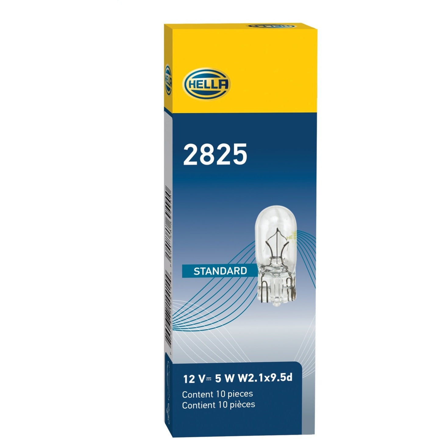 Hella Bulb 2825 12V 5W 4CP W2.1x9.5d T3.25 Hella Bulbs