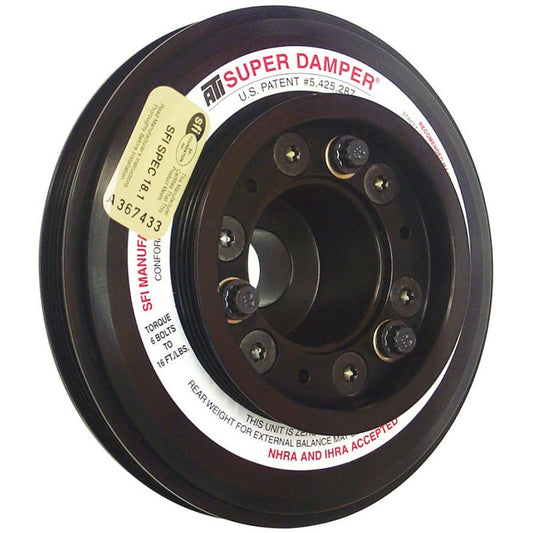 ATI Damper - 7.45in - Alum - (3) 4 Grv - Nissan RB26 R32 - 1000 HP - 2 Ring - 1Pc ATI Crankshaft Dampers