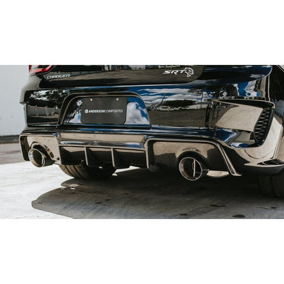 Anderson Composites 15-21 Dodge Charger Widebody MB Carbon Fiber Rear Diffuser Anderson Composites Diffusers