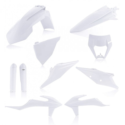 Acerbis 20-23 KTM 150-500 XCF-W/ XC-W-tpi/ EXC-tpi/ EXC-F Full Plastic Kit - 20 White