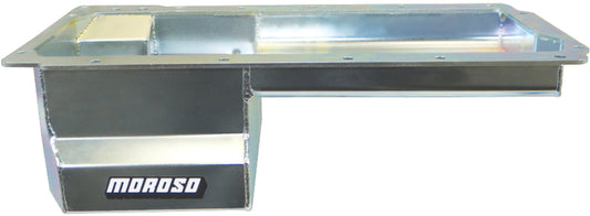 Moroso GM LS Swap/Early F-Body (w/Rear Sump & Remote Oil Filter Adapter) Wet Sump 6in Steel Oil Pan