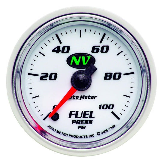 Autometer 52.4mm Full Sweep Electric Fuel Pressure Gauge AutoMeter Gauges