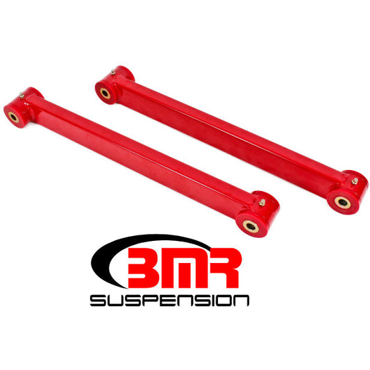 BMR 05-14 S197 Mustang Non-Adj. Boxed Lower Control Arms (Polyurethane) - Red BMR Suspension Control Arms