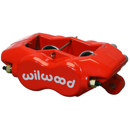 Wilwood Caliper-Forged DynaliteI-Red 1.12in Pistons .81in Disc Wilwood Brake Calipers - Perf