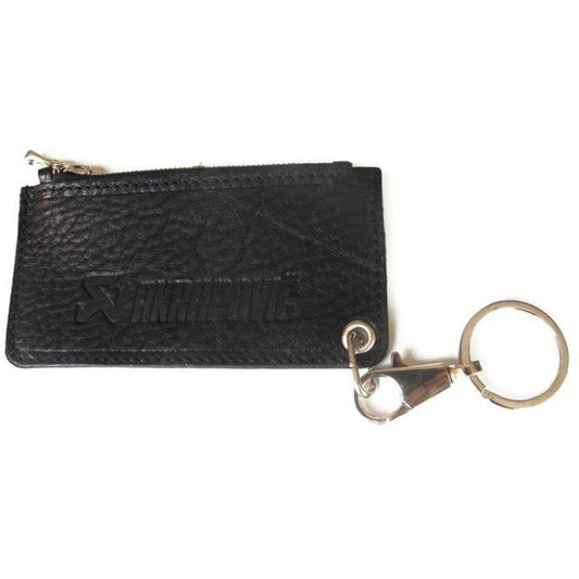 Akrapovic Leather Zip Keychain - black Akrapovic Marketing