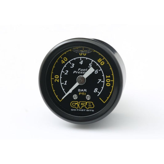 GFB Fuel Pressure Gauge (Suits 8050/8060) 40mm 1-1/2in 1/8MPT Thread 0-120PSI Go Fast Bits Fuel Pressure Regulators