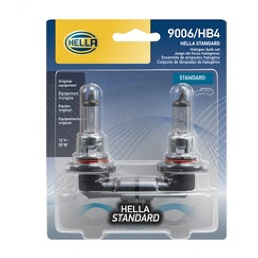 Hella Bulb 9006/Hb4 12V 55W P22D T4 (2) Hella Bulbs