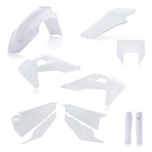 Acerbis 20-23 Husqvarna TE150i-300i/ FE350/s-501/s Full Plastic Kit - 20 White
