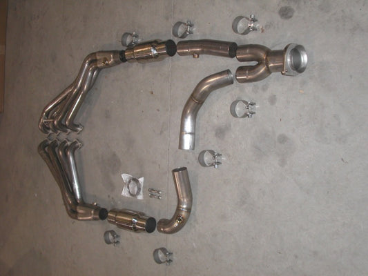 Stainless Works Chevy/GMC Truck 1999-02 Headers 2WD with Converters