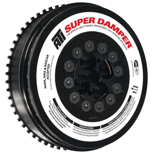 ATI Damper - 7.98in - Steel - 8 Grv - Cummins - 07.5-15 6.7L w/Reluctor Wheel - 3 Ring Hvy - Diesel ATI Crankshaft Dampers