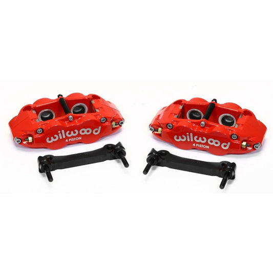 Wilwood Narrow Superlite 4R Rear Caliper & Bracket Kit - Red 97-13 C5/C6 Corvette w/ OEM Rotors Wilwood Big Brake Kits