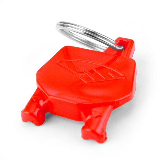 Cycra Key Ring with Number Plate - Red