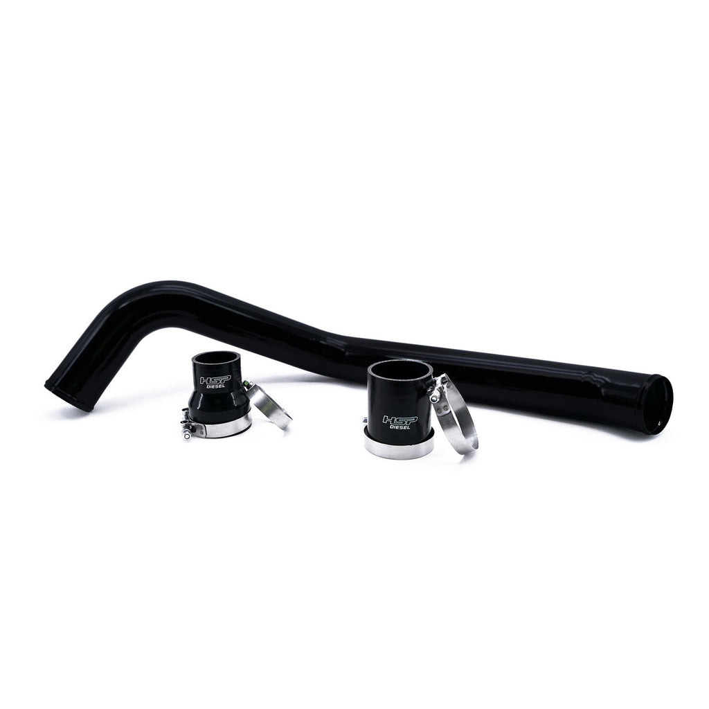 2001-2010 Chevrolet / GMC Hot Side Intercooler Tube Silk Satin Black