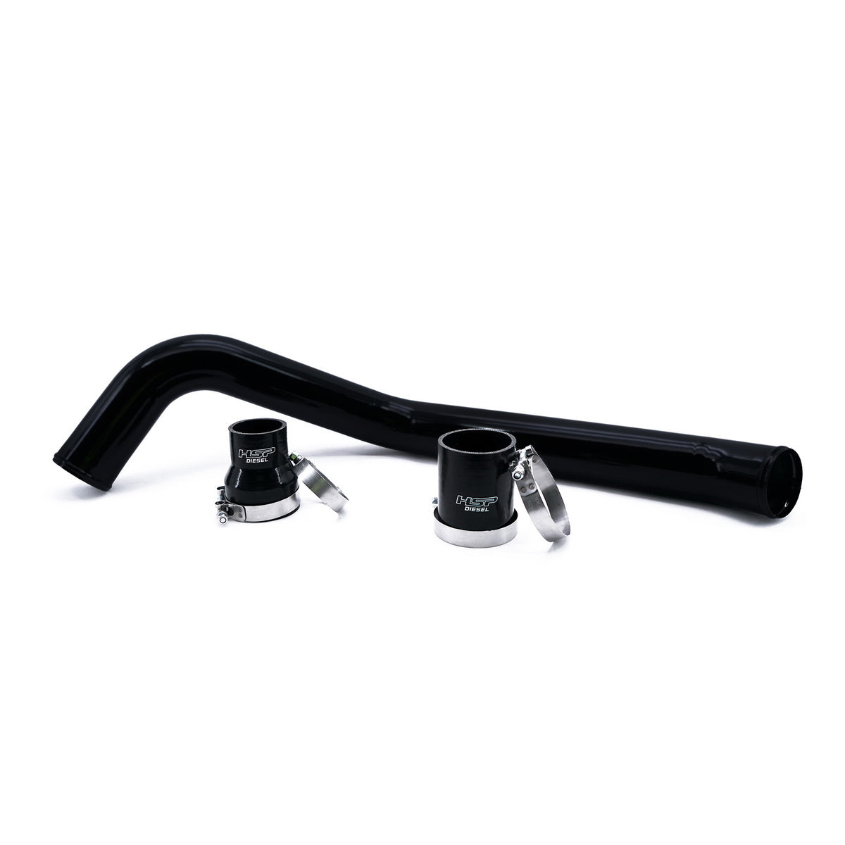 2001-2010 Chevrolet / GMC Hot Side Intercooler Tube Silk Satin Black