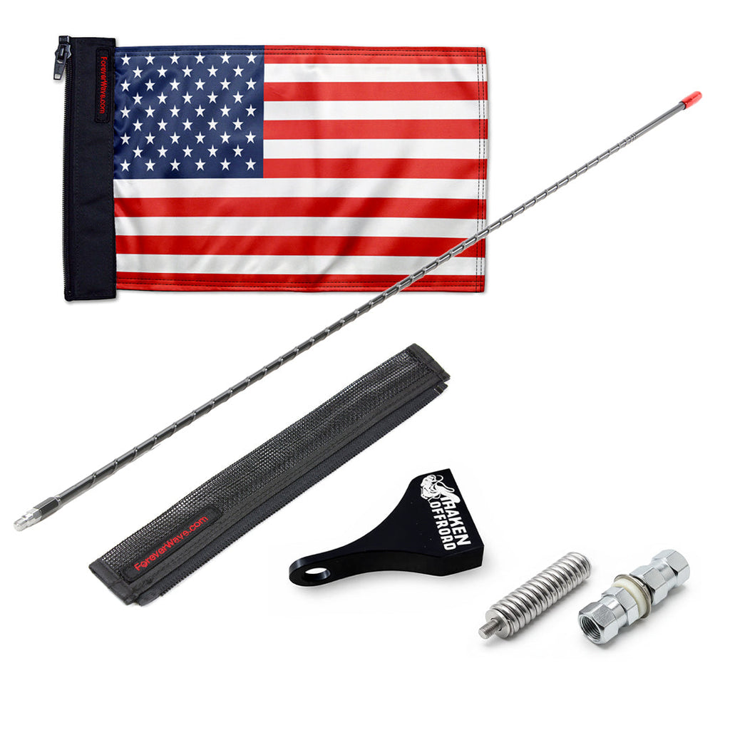 CB Antenna Flag Mount Kit for Jeep Gladiator JT