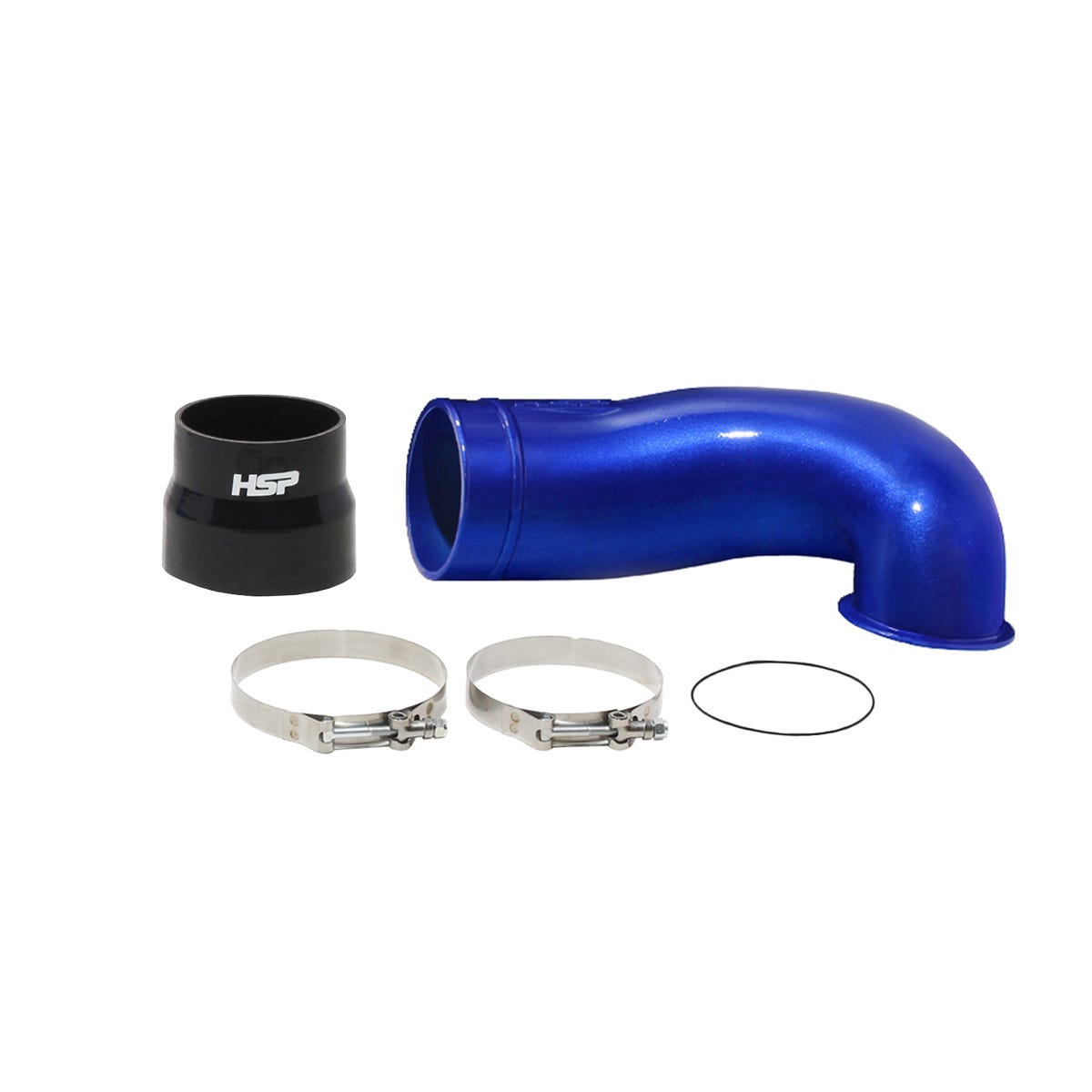Max Flow Intake Mouthpiece For 04.5-10 Chevrolet And GMC LLY/LBZ/LMM Duramax With 4 Inch Aftermarket Intakes Illusion Purple HSP Diesel